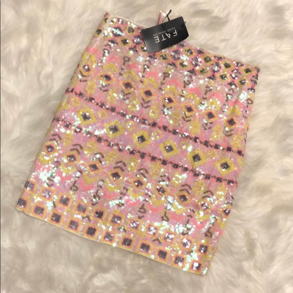 Sequin Multi-Color Skirt
